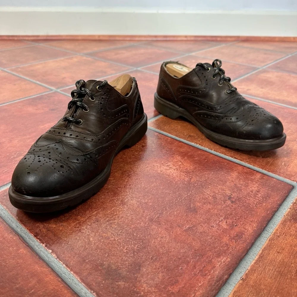 Vintage 1990’s Dr Martens Leather Brogues Size US Mens 9